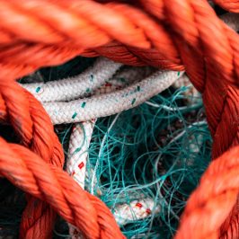 a close up of a rope
